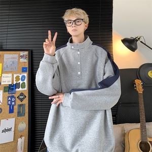 秋季新款重磅420克重 拼接套头卫衣 W2312-P55图片