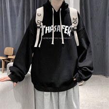 WY2007-P35纯棉连帽卫衣男大码运动帽衫宽松薄外套男，男装卫衣，电商A040