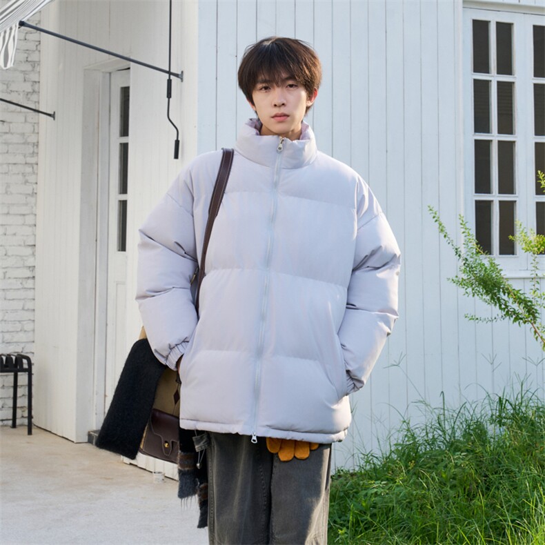 抖音得物美式潮流高品质格子三防加厚羽绒棉衣外套棉服MY5555-P68,男装棉衣,星座610B-1