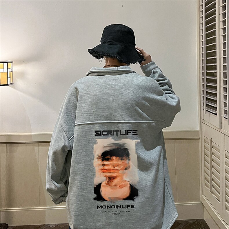 控58加厚加绒衬衫男大码长袖衬衣男外套HC79213-P38加绒款-P48,男装衬衫,电商A040