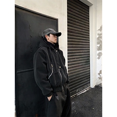 XZ514-2-25108-P110一体毛座山雕连帽棉服加厚保暖夹克冬季外套男，男装夹克，星座514-2(原B239)