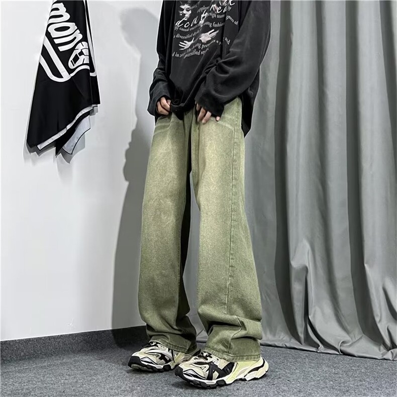 牛仔裤男秋季潮大码休闲裤子高街NT288P45,男装牛仔裤,星座1116-2