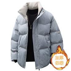 新款大码冬季棉袄外套棉服休闲加厚保暖立领宽松A436-562-P95，男装棉衣，电商A436