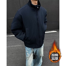 飞行夹克棉服男款冬季棉袄痞帅立领棉衣外套夹棉加厚JK620-P72，男装夹克，星座1001-1