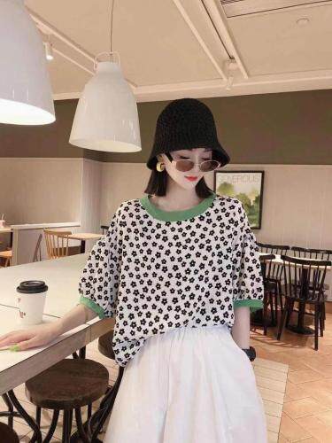 夏季新款韩版碎花小衫，女装，跳跳虫