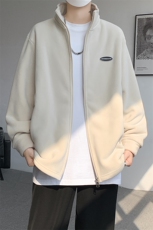 8XL-M摇粒绒外套男奥粒绒加厚羊羔绒卫衣内胆夹克JK1314P68控88，男装夹克，电商D206-1