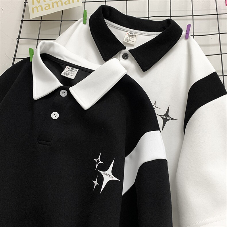 7个高点击高品质港风polo衫翻领短袖男T恤X416b-1-DT500-P45限58,男装T恤,星座416B-1
