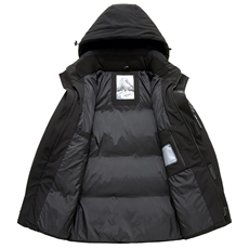 90%白鸭绒羽绒服男爸爸装冬季中长款加厚中年人保暖外套H27-P195，男装羽绒服，星座1210A