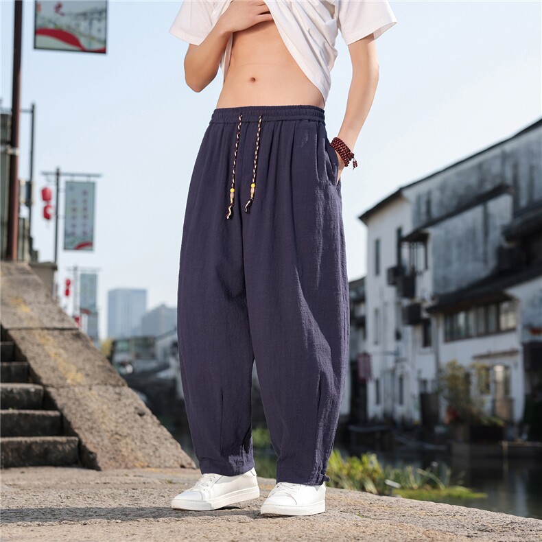 2026夏季新款宽松大码纯色休闲风男装休闲裤K2612,男装休闲裤,电商A008