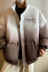 主推港风渐变色情侣装男装棉衣宽松棉服冬装加厚外套G1036P128，男装棉衣，电商A339