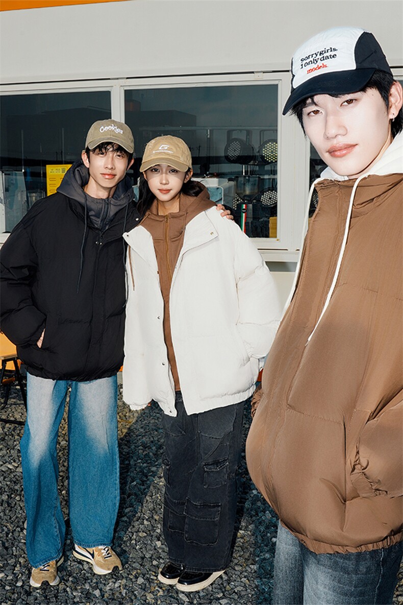 特批新款拼色假两件面包服连帽保暖情侣棉衣A247-MY370特批105,男装棉衣,电商A247
