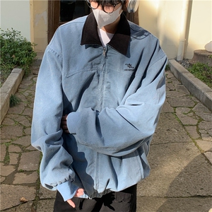 洗水休闲夹克男美式复古时尚高街春季穿搭外套显高上衣JK1169-P90图片