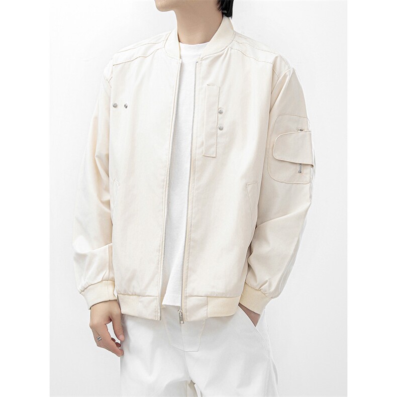 男装飞行员夹克秋新款美式复古宽松棒球服潮流百搭外套JK049-P58,男装夹克,星座308B-2