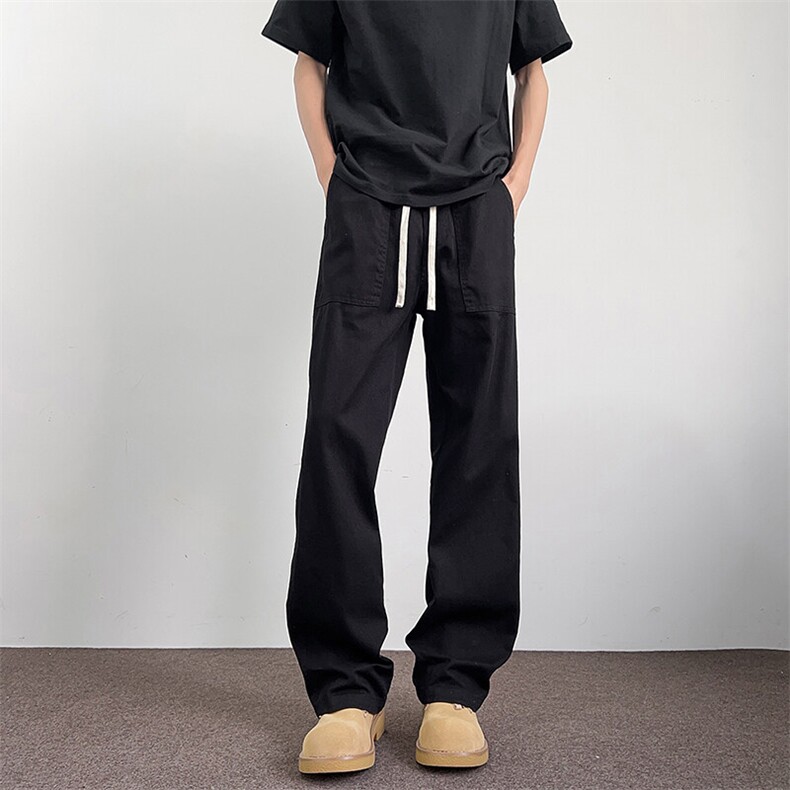 2025新款卡其休闲裤宽松直筒工装伐木裤现货K8523-P48,男装工装外套,星座512-3