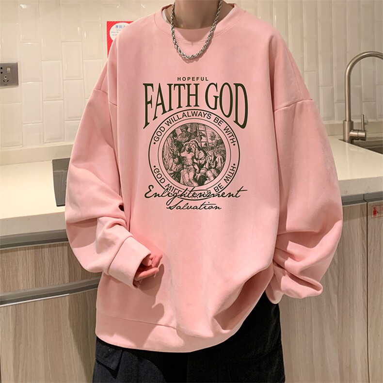 麂皮绒卫衣男大码重磅长袖t恤男JW81388-P35,男装卫衣,电商A040