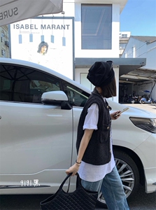 现货，休闲小香风马甲图片