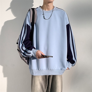 秋季现货套头宽松卫衣男圆领长袖打底衫DSA157B-W6498-特P38图片