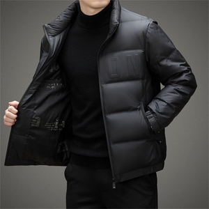 DZ12211钱塘2020-3冬季厚款商务休闲简约立领男士羽绒服P200图片
