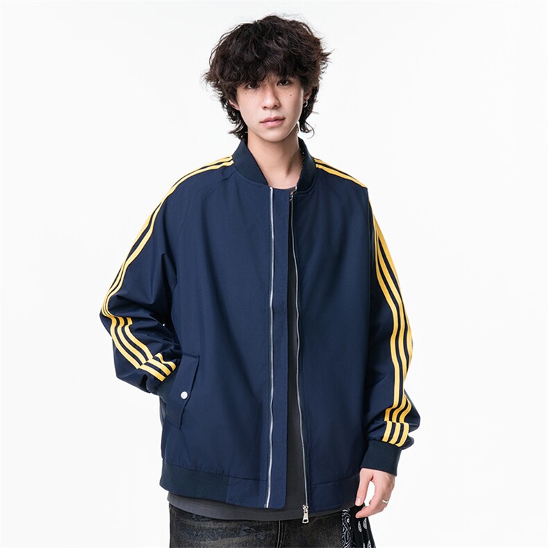 特批光板得物\唯品\抖音二开织带拼接插肩袖夹克G8951P48,男装夹克,电商A247B