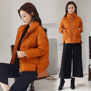 2023冬季新款面包服大口袋拉链手塞棉短款休闲棉服图片