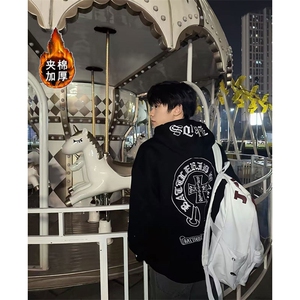 DD79薄款-p50加绒-p56十字架连帽卫衣,萱字取女孩名字搭配什么字图片