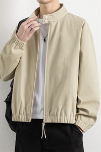 2025新款现货纯棉夹克男宽松立领上衣外套DSA157B-J2570-P86图片