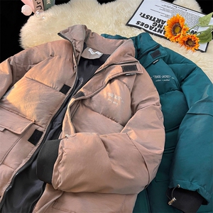 变色龙 反光棉衣棉服亮面外套立领面包服中性风棉袄 3367-P60图片