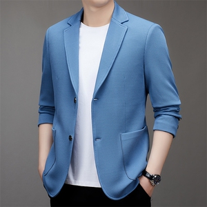 新款春秋帅气休闲韩版时尚潮流修身男士小西服外套2377-P90图片