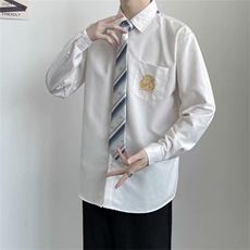 制服长袖衬衫男日系学院风DK18P33，男装衬衫，星座1116-2