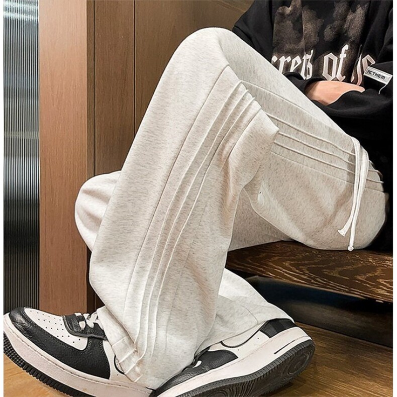 2025秋冬现货新款重磅潮牌高品质休闲直筒长裤K2618-特P38加绒45，男装卫衣，星座804-1