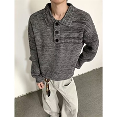 新款时尚简约原宿日系文艺百搭慵懒气质长袖毛衣流行ins潮流，男装针织衫/毛衣，星座506A
