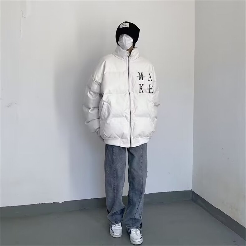 美式潮新款棒球服高街刺绣棉服男女秋冬季棉衣情侣棉袄加厚外,男装棉衣,星座1210-1