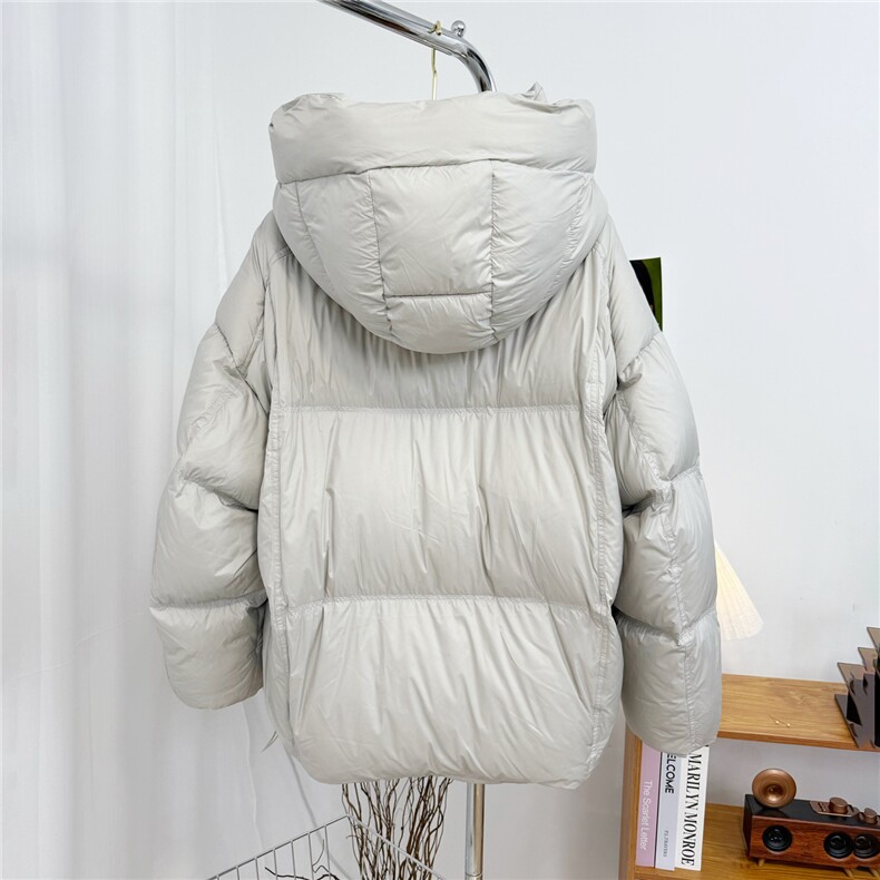 连帽加厚纯色男士面包服情侣羽绒服外套D213-6206-P450,男装羽绒服,电商D213