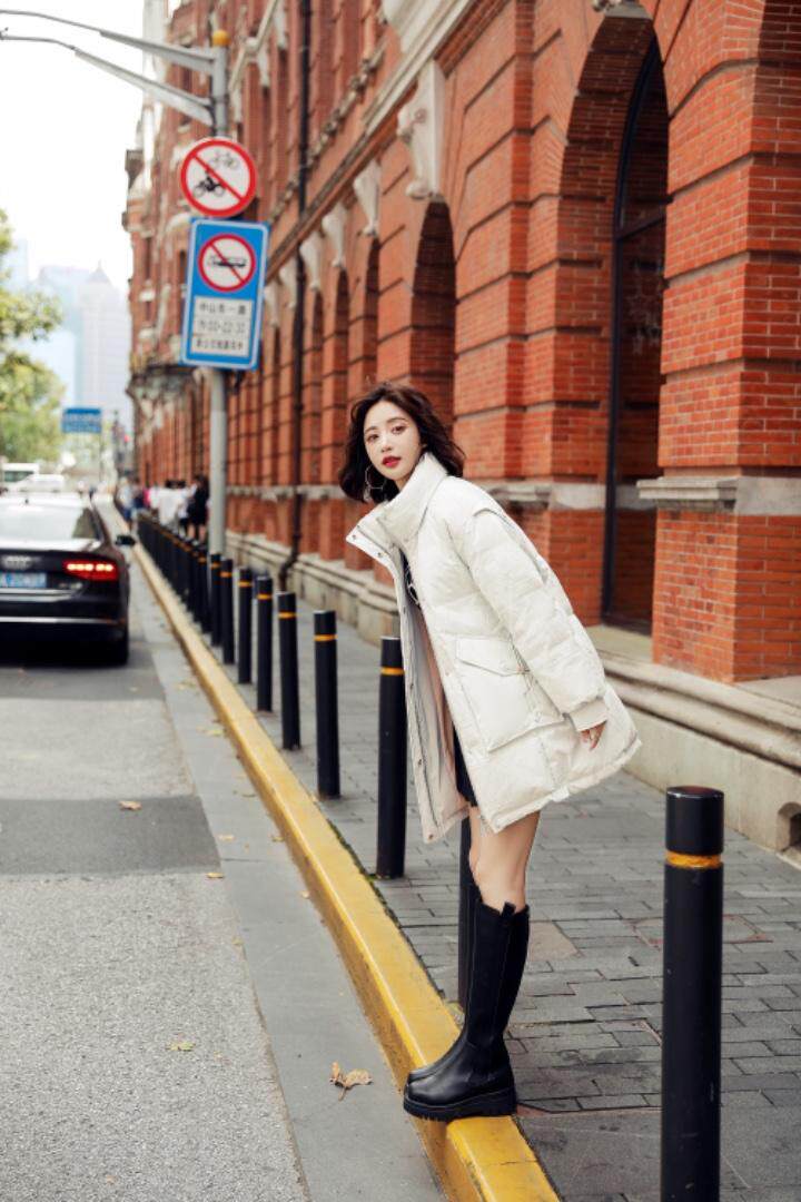 90绒羽绒服，女装羽绒服，卡西姆