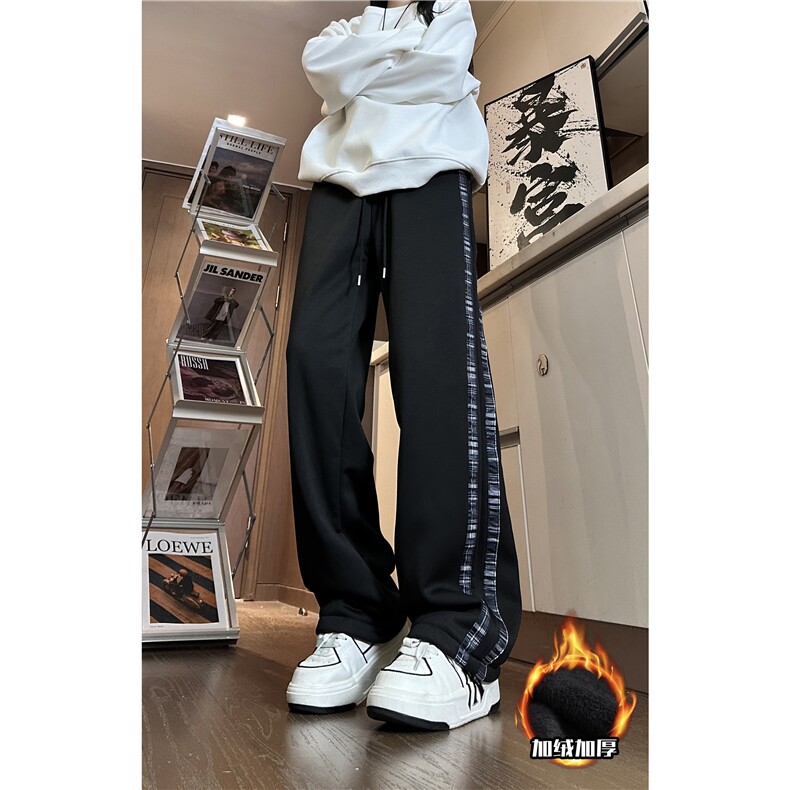 冬季美式加绒宽松卫裤B315-K859-特p40控78加绒K859JR-特p45控88,男装休闲裤,电商B315