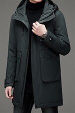 连帽羽绒男冬季保暖商务休闲外套中年爸爸男装羽绒服ZL7793-P300，男装羽绒服，电商B212（原钱塘6029）