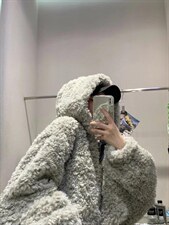 带帽短款外套，其它，Queena PHoebe