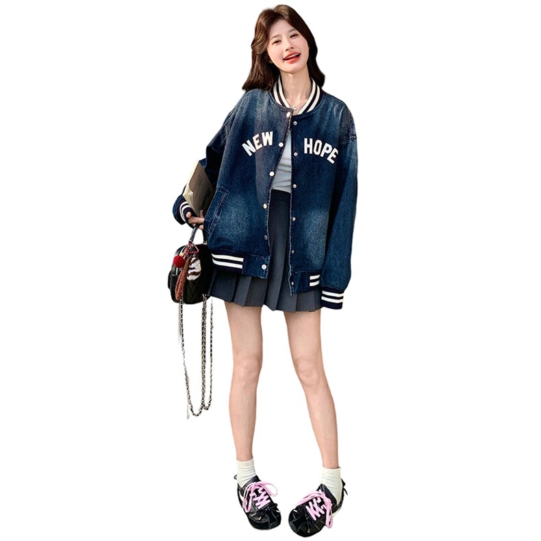 出货26春新品刺绣牛仔棒球服外套2C293-Q922-P170-K278,女装短外套,2C293