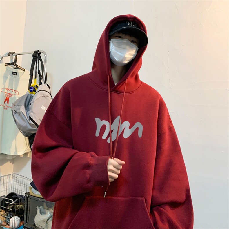 ！连帽圆领卫衣男装港风帽衫男 LM127-P35图片