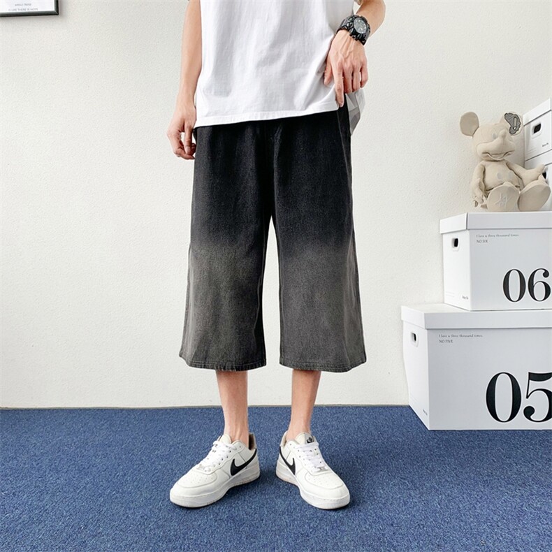 潮流春季牛仔裤男牛仔七分裤K826P38图片