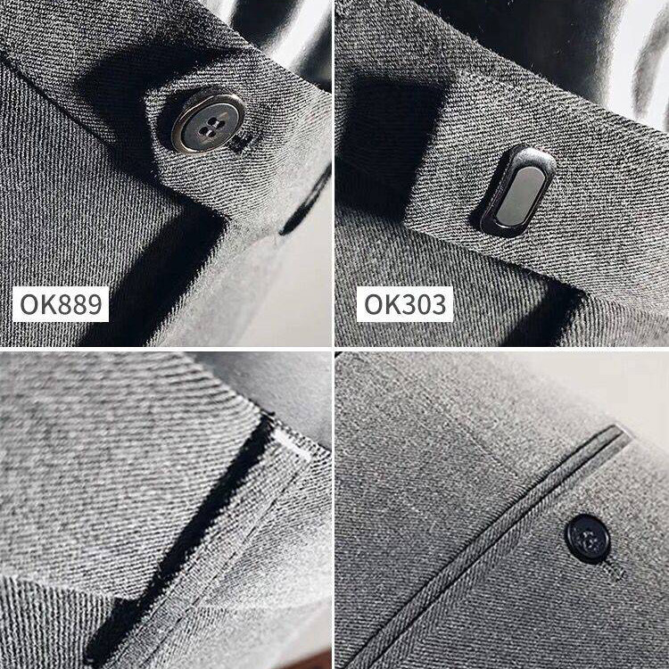 春季西裤男修身直筒高级感商务休闲裤男士裤长裤303九分3039—P50,男装西裤,电商B368