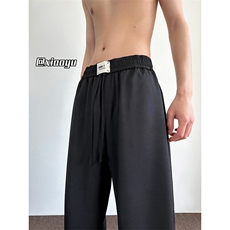 XZ616春夏季贴标设计款直筒垂感西裤休闲裤TY2442特P30控58，男装休闲裤，星座512A（原616）