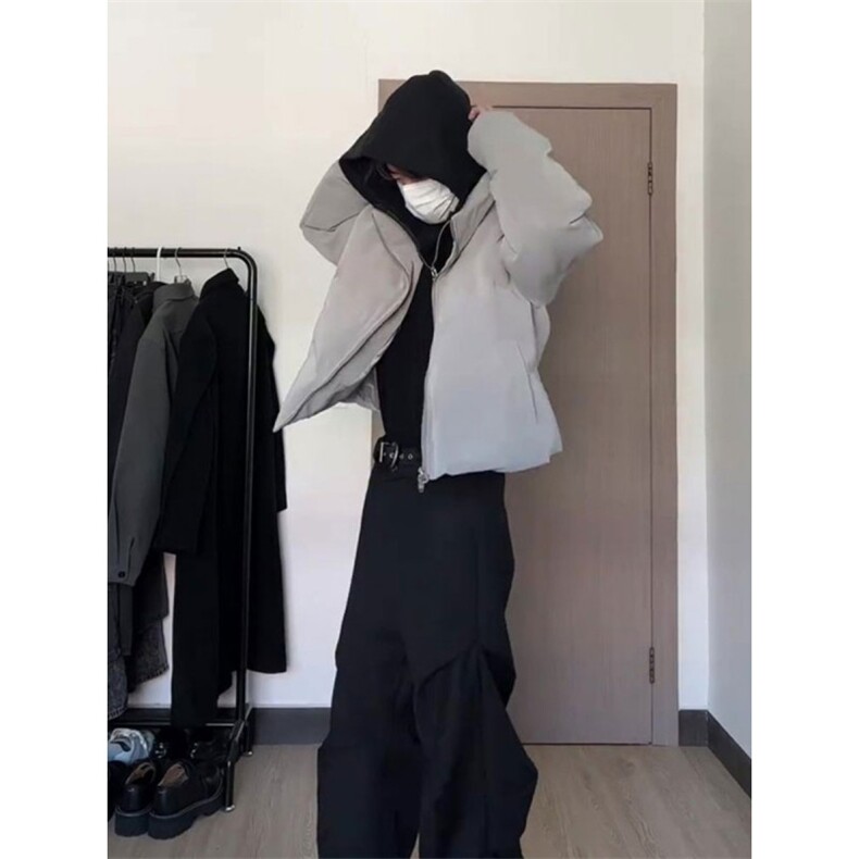 自制款！短款纯色面包服情侣棉衣棉服，现货！1005-CMCMF999-P88,男装棉衣,星座1005