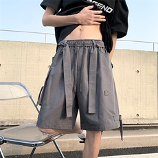 夏季工装裤男大码冰丝透气垂感休闲系带五分裤X2405-TP35控价58，男装休闲裤，电商A102-1