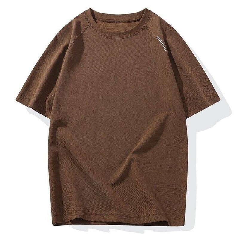 85163-特P55重磅棉短袖T恤男潮美式复古潮牌宽松休闲简约，男装T恤，电商D310B