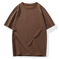 85163-特P55重磅棉短袖T恤男潮美式复古潮牌宽松休闲简约，男装T恤，电商D310B