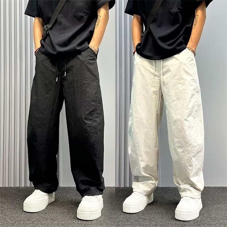 网图现货夏季新款直筒男潮流百搭休闲裤宽松哈伦裤RY232-P50,男装休闲裤,星座1005-4