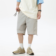 2024夏季新款男日系运动休闲薄款短裤宽松五分裤沙滩裤DK228-F65，男装牛仔裤，电商A101（原外27）
