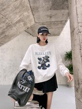 简蔻秋装新款卫衣，女装卫衣/绒衫，简蔻