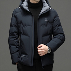 男士可脱卸帽御寒羽绒服冬季新款中年男装加厚保暖白鸭绒外套，男装羽绒服，电商B212（原钱塘6029）